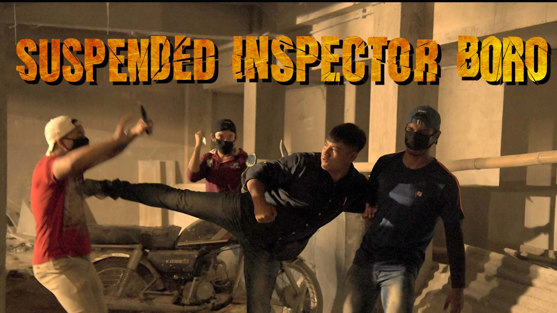 Suspended Inspector Boro Desktop Poster